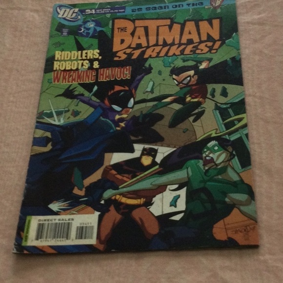 BATMAN STRIKES #34  RIDDLERS ROBOTS & WREAKING HAVOC  DC COMICS /2007 - Picture 1 of 2
